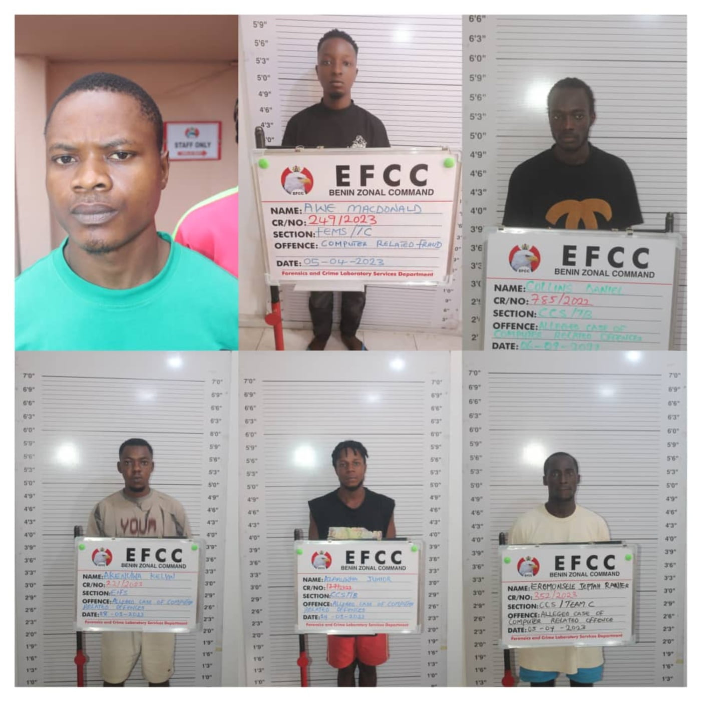 11 &lsquo;yahoo boys&rsquo; sentenced to prison in Benin